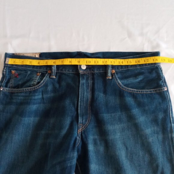 Polo Ralph Lauren classic dark wash Denim Jeans Size 36/32 - Picture 6 of 11